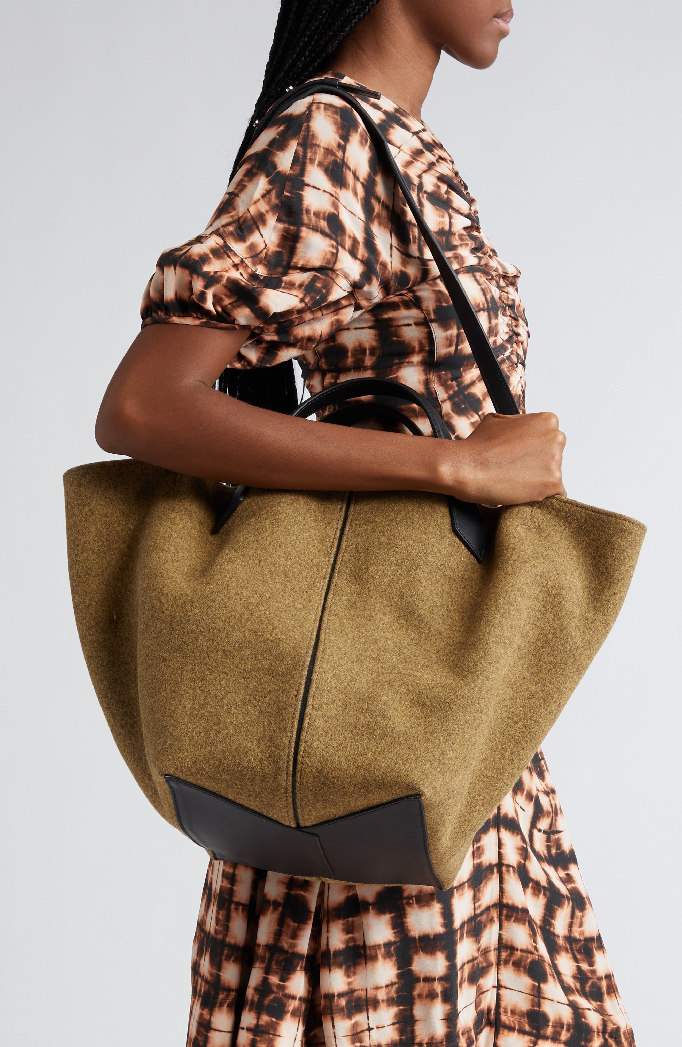 Proenza Schouler XL PS1 Felt Tote, Alternate, color, 