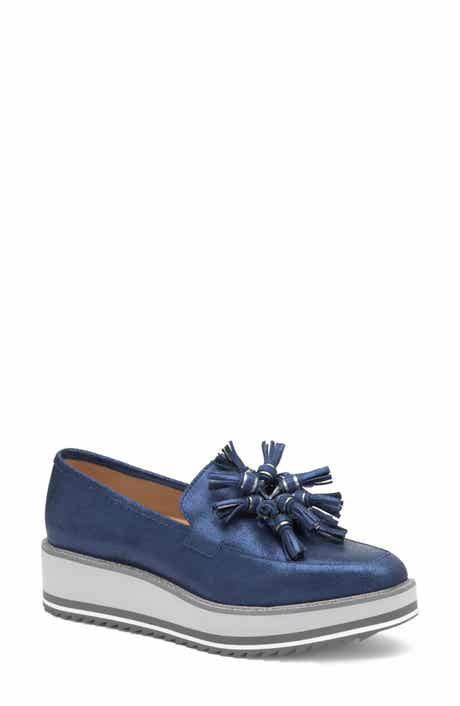Johnston & Murphy Gracelyn Platform Tassel Loafer