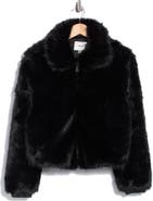 JASON WU Faux Fur Crop Jacket