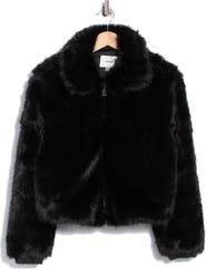 JASON WU Faux Fur Crop Jacket
