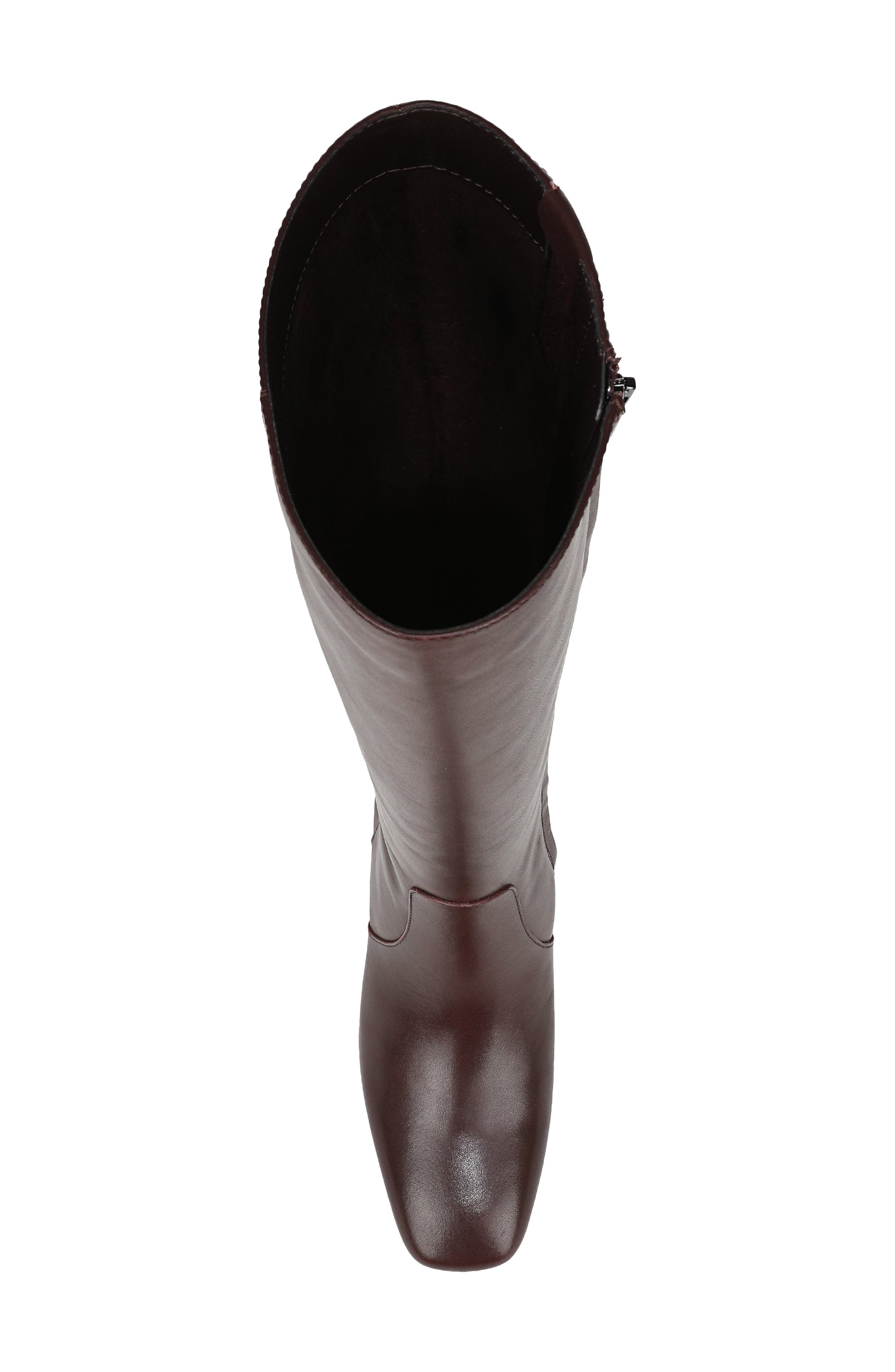 Porter Knee High Boot, Alternate, color, SPICED PECAN LEATHER