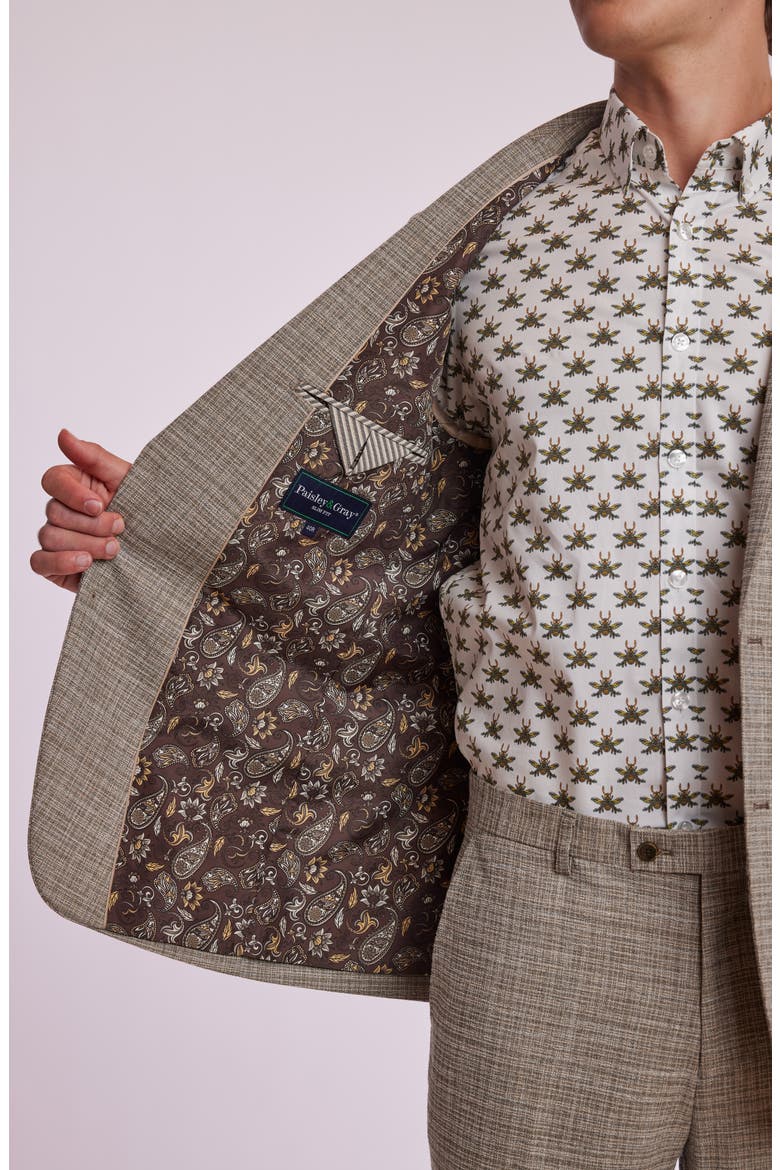Ashton Slim Fit Sport Coat, Alternate, color, SAGE CREAM TEXTURE
