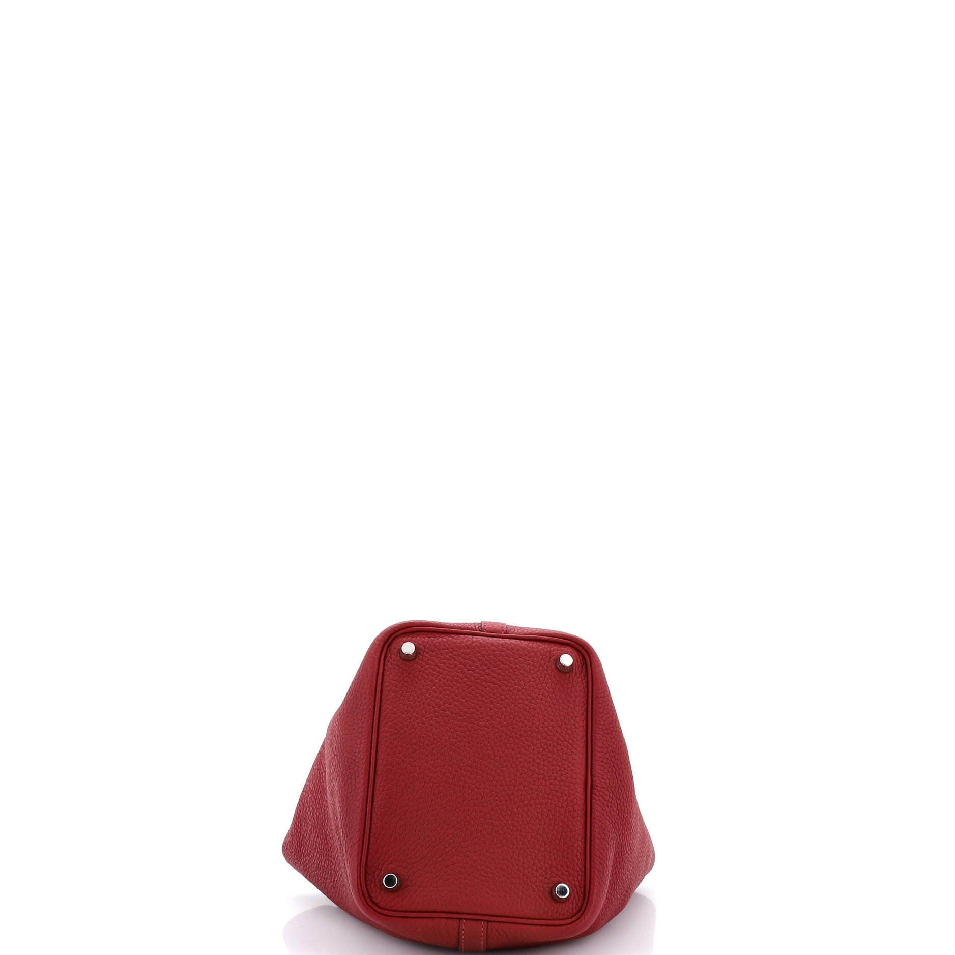 Pre-Owned Hermes Picotin Lock Bag Clemence PM, Alternate, color, Rouge H