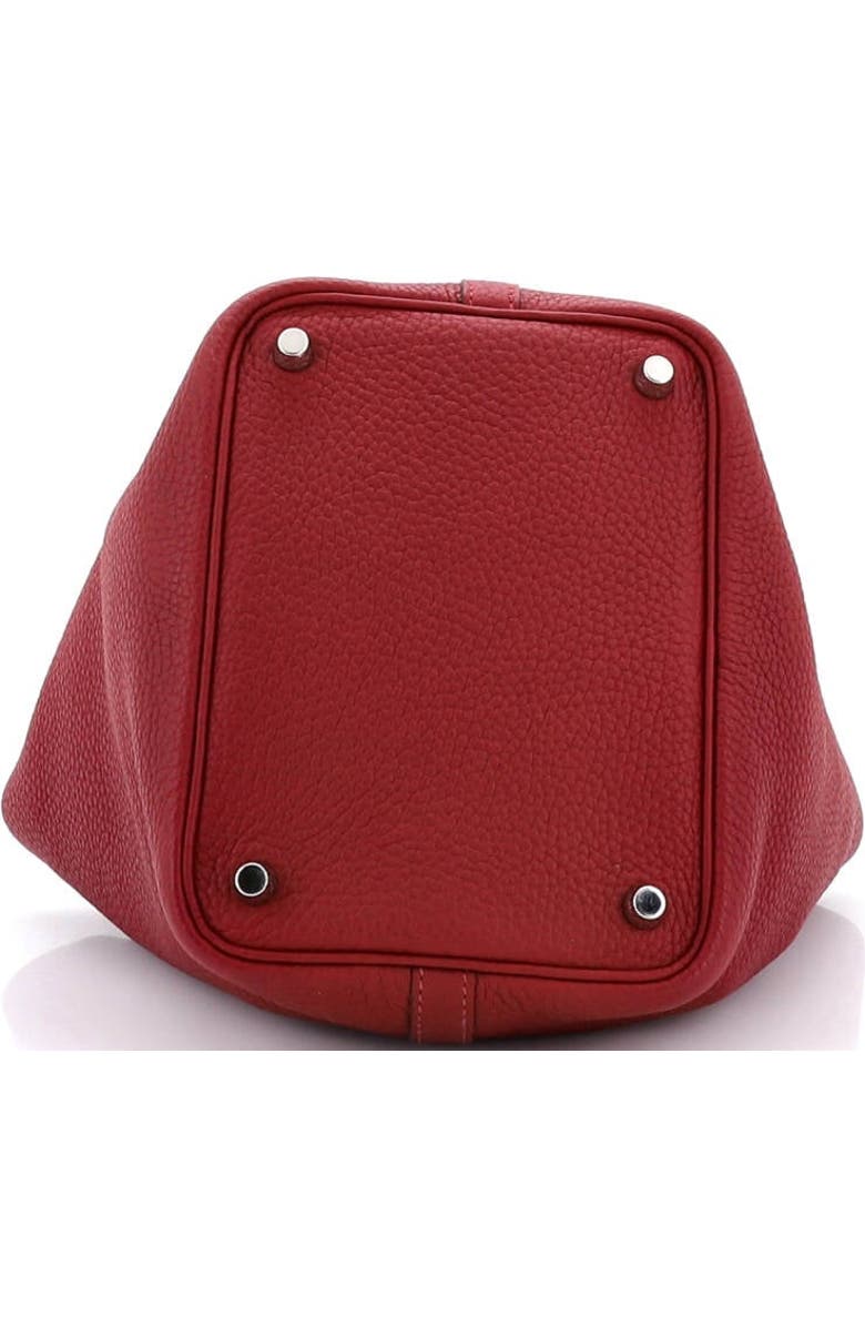 Pre-Owned Hermes Picotin Lock Bag Clemence PM, Alternate, color, Rouge H