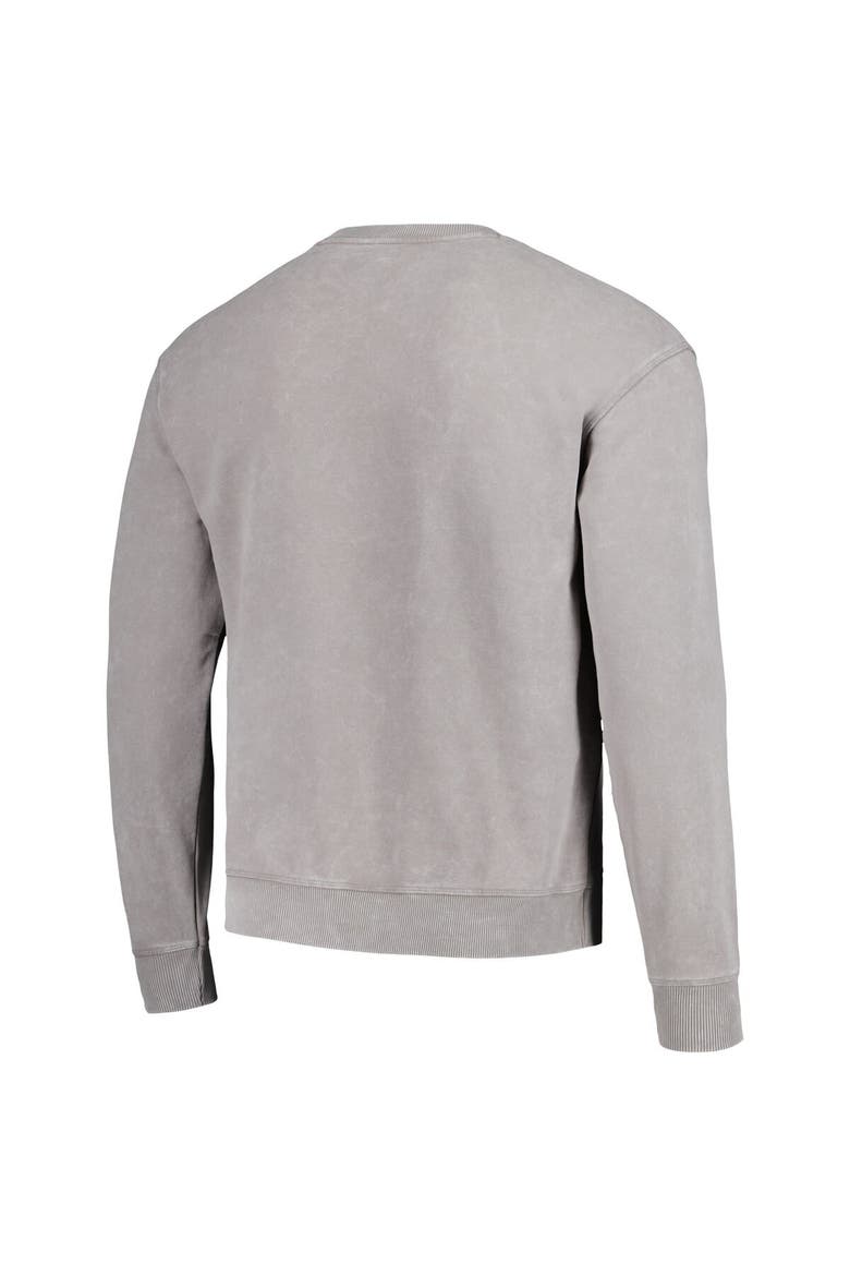 Unisex The Wild Collective Gray Carolina Panthers Distressed Pullover Sweatshirt, Alternate, color, Gray