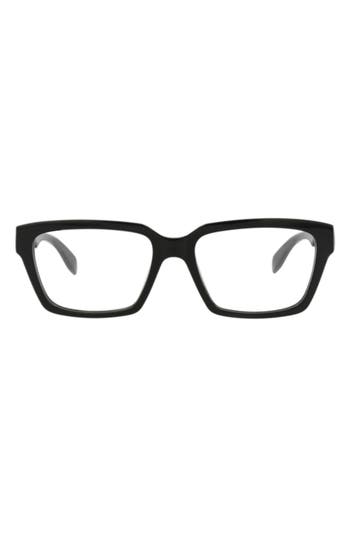 Alexander Mcqueen Mcqueen 54mm Rectangular Optical Glasses In Multi