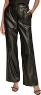 Donna Karan New York Pull On Faux Leather Pants