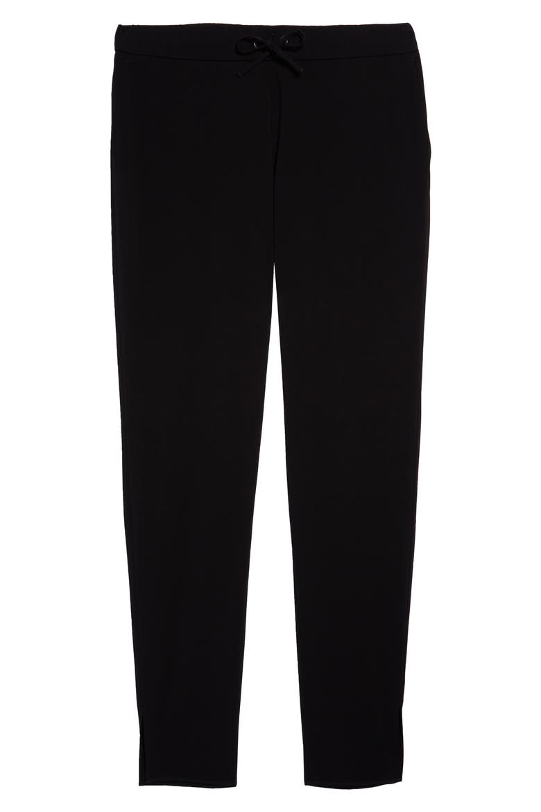 Women's Mike Split Hem Pants, Alternate, color, BLACK