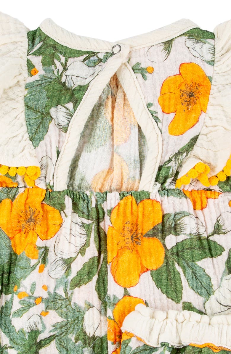 Miki Miette Mia Floral Ruffle Tank & Bloomers Set, Alternate, color, 