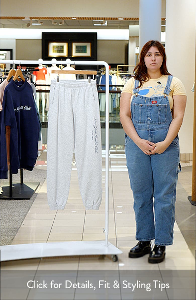 Gender Inclusive NY Health Club Fleece Sweatpants, sales video thumbnail