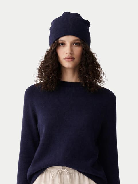 $99 Cashmere Hat & Sweater Set