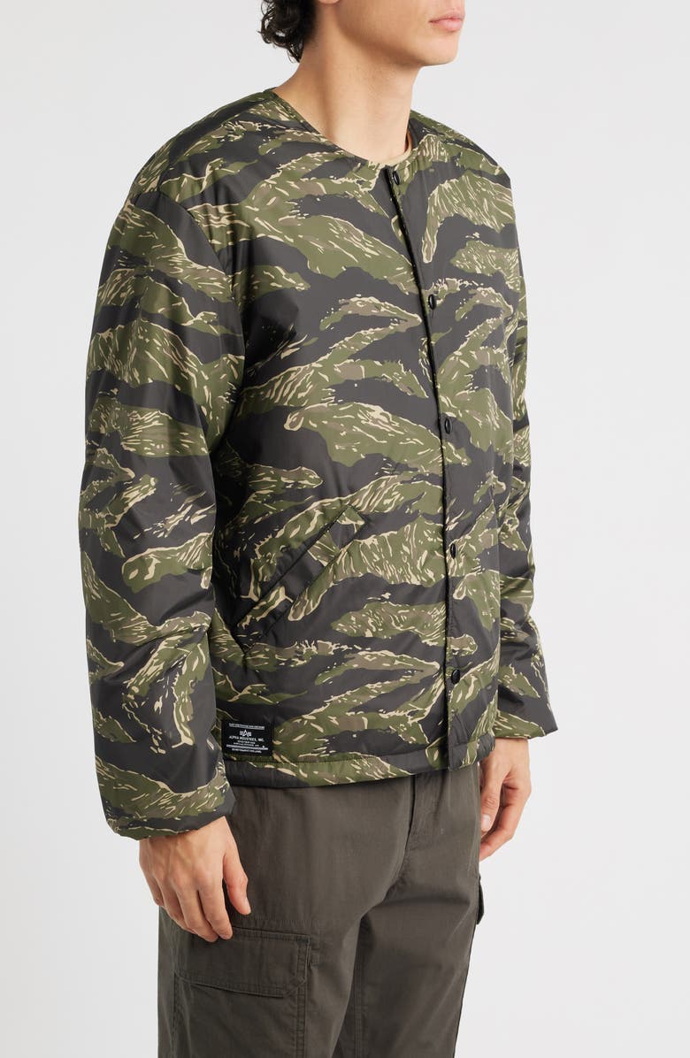Alpha Industries Reed Relaxed Fit Liner Jacket, Alternate, color, Tiger Camo