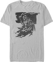 Star Wars: The Mandalorian and Grogu Men's Din Djarin and The Child Powerful Scene Short Sleeve Graphic T-Shirt