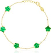 The Lovery Fine Jewelry Malachite Flower Bracelet