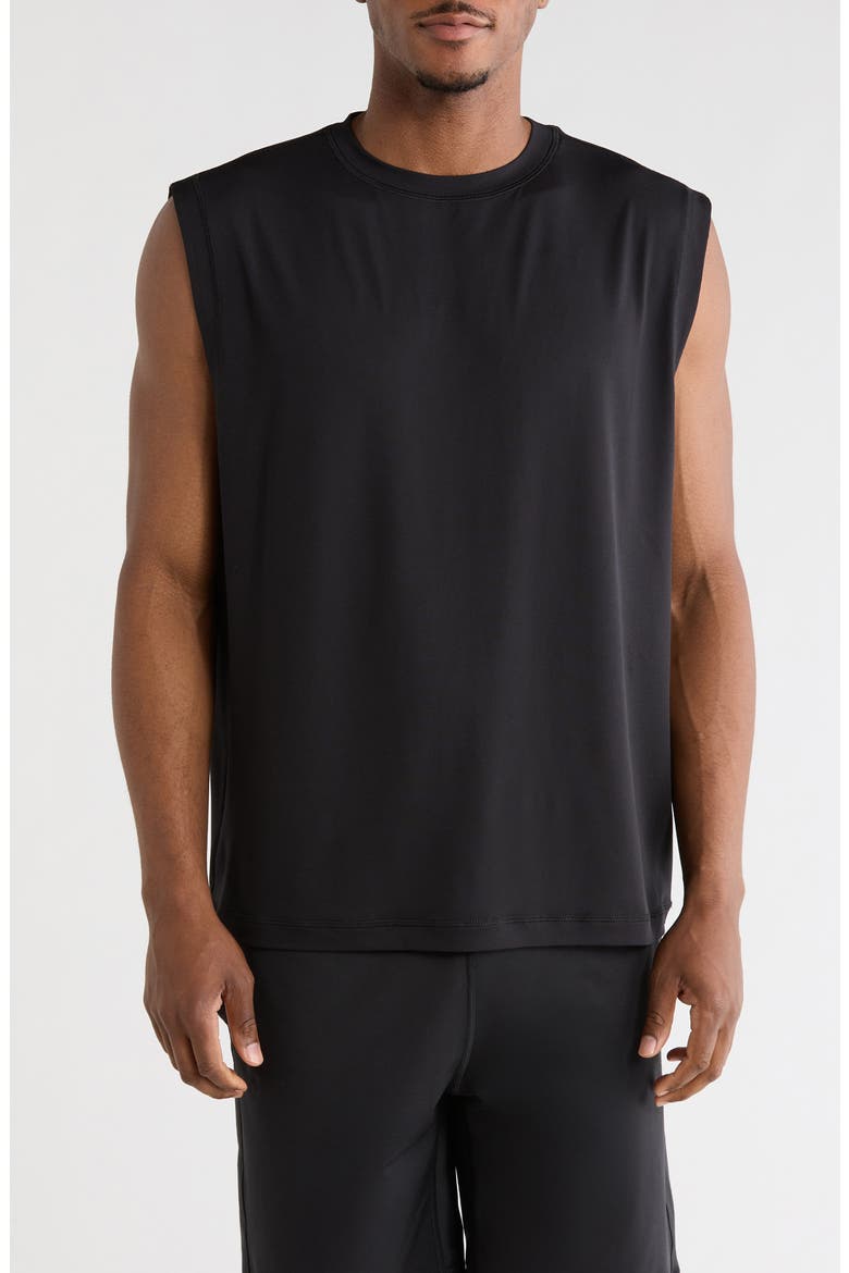 Performance Muscle Tank, Main, color, BLACK