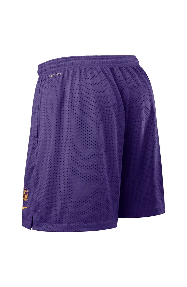 Nike Men's Nike Purple Minnesota Vikings Sideline Reversible Performance Shorts, Alternate, color, Purple