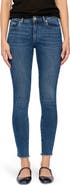 DL1961 Florence Instasculpt Frayed Ankle Mid Rise Skinny Jeans