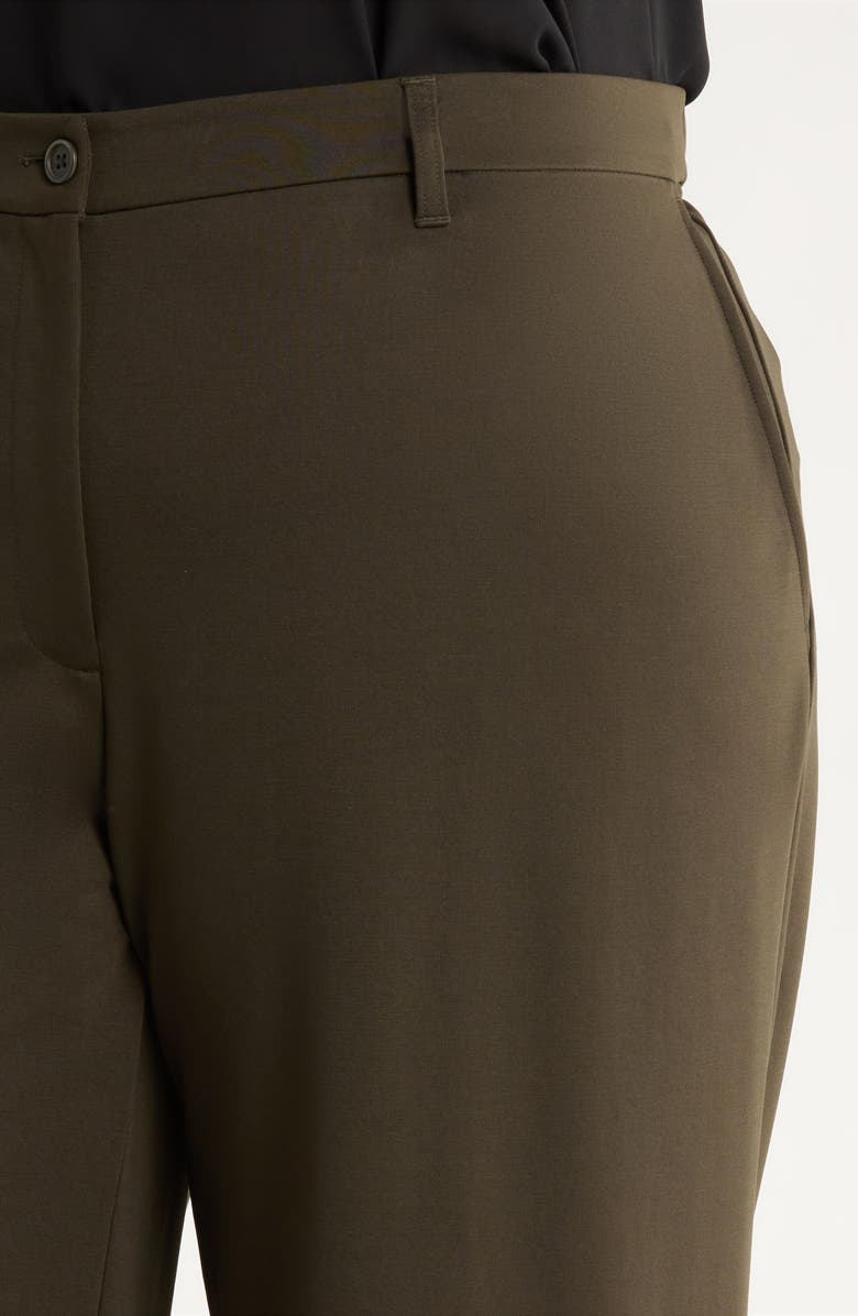 Eileen Fisher High Waist Wide Leg Pants, Alternate, color, Woodland
