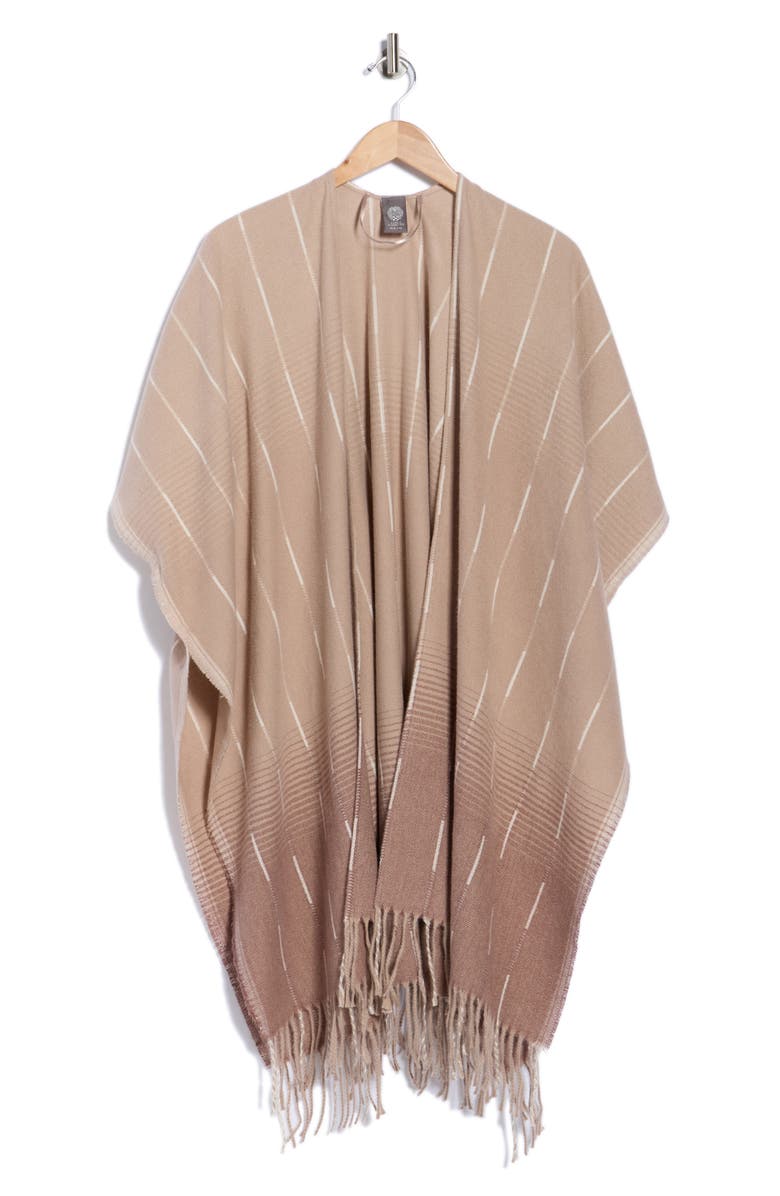 Vince Camuto Feathersoft Ombré Stripe Topper, Alternate, color, Neutral