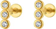 Outofoffice Triple Pavé Gold Earring Charm