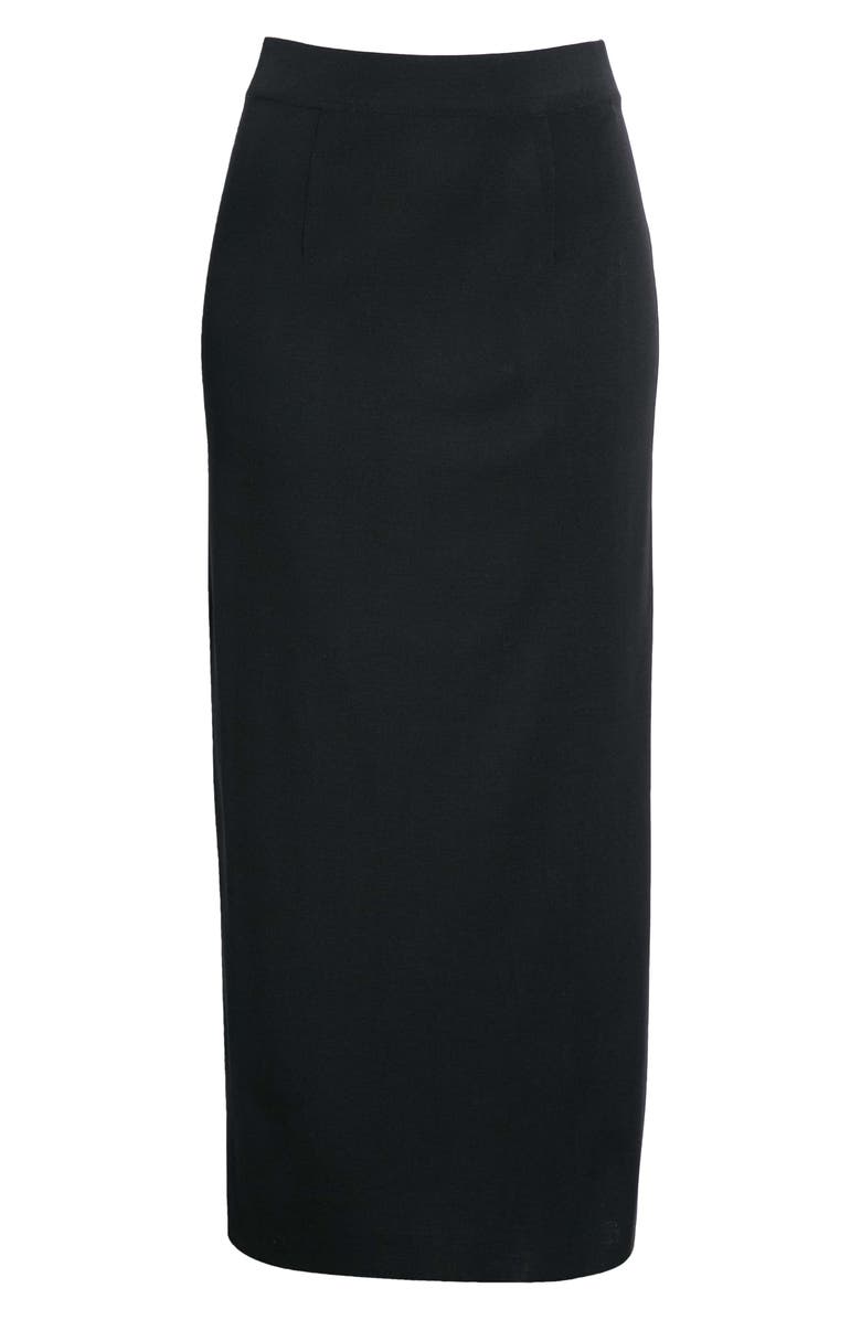 Misook Knit Skirt, Alternate, color, Black