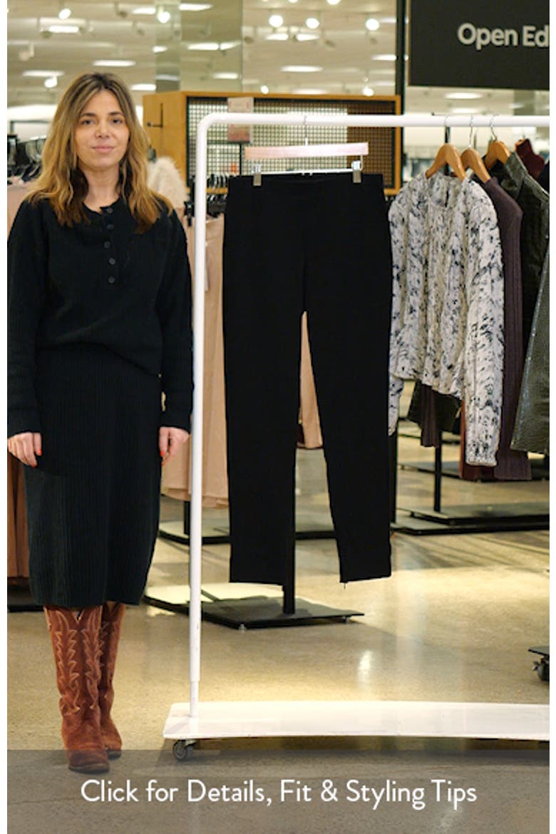 Jane Ankle Zip Twill Slim Straight Leg Pants video