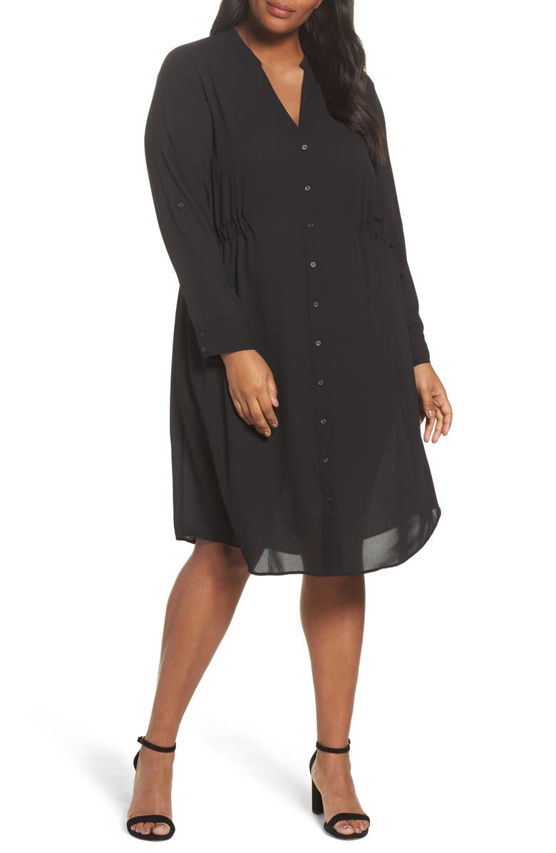 Sejour Split Neck Dress, Main, color, 