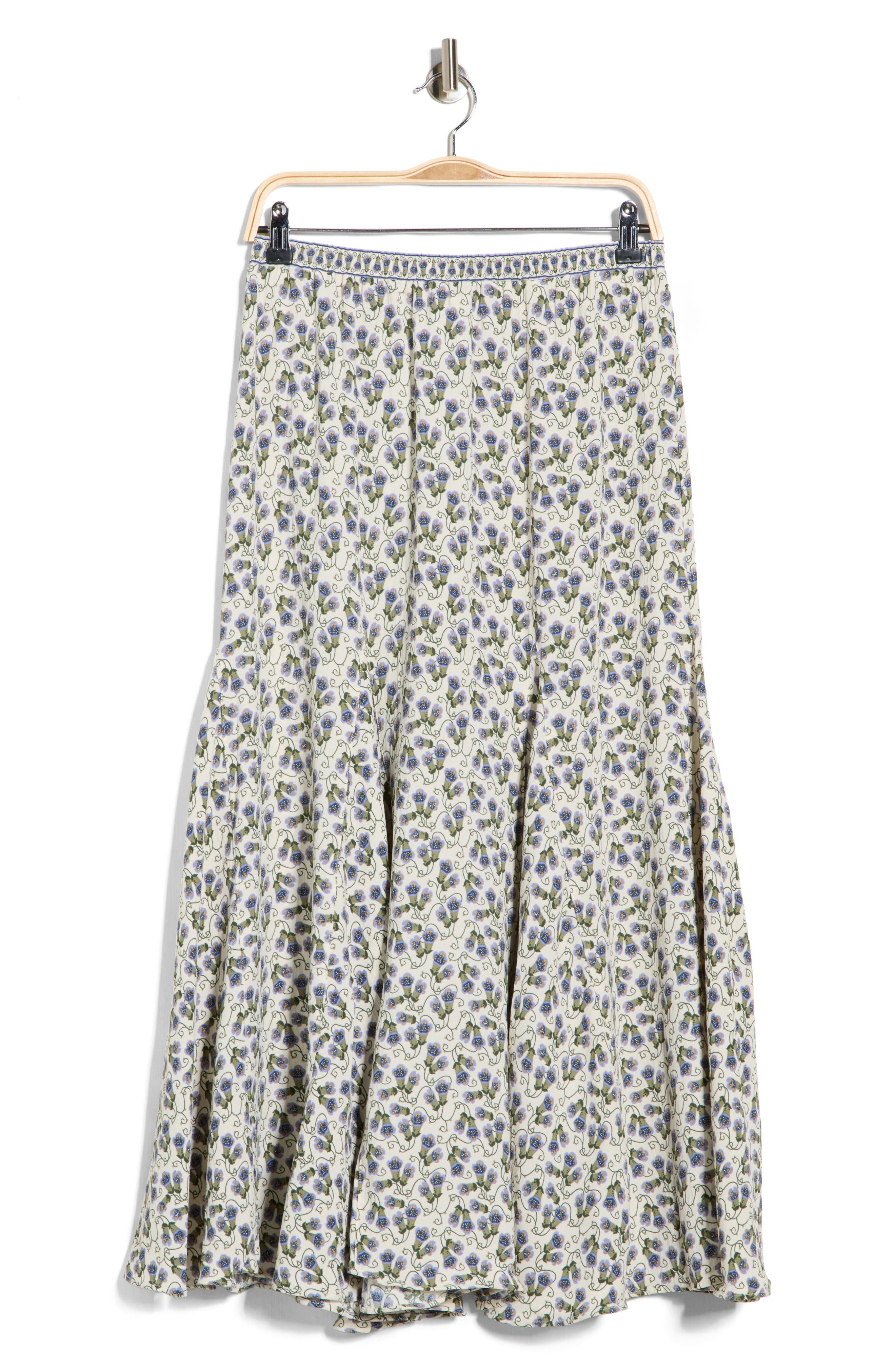 MAX STUDIO Godet Georgette Skirt