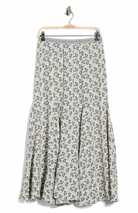 MAX STUDIO Godet Georgette Skirt