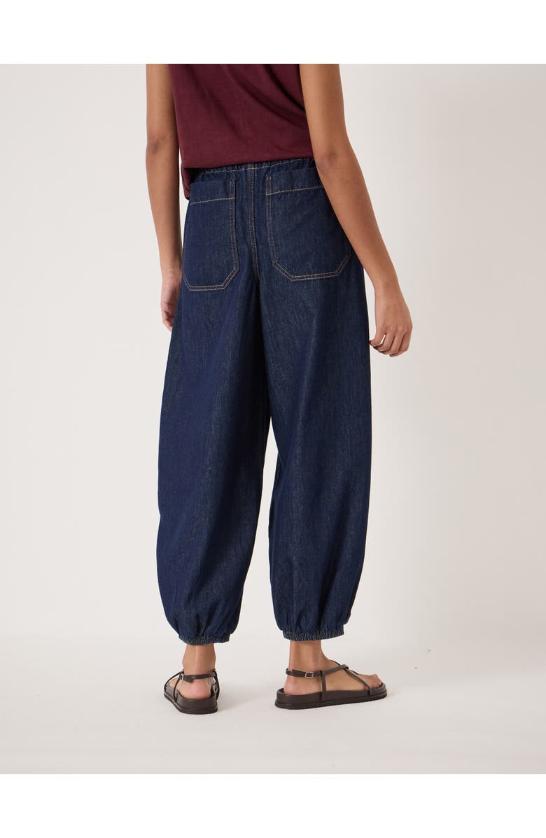 Hush Billie Bubble Hem Jeans, Alternate, color, Dark Blue Indigo