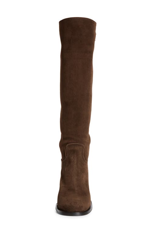 Prada Suede Knee High Boot