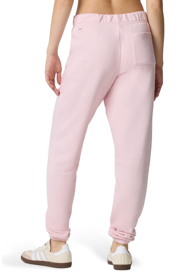 Crystal Bow Detail Joggers, Alternate, color, BALLET SLIPPER
