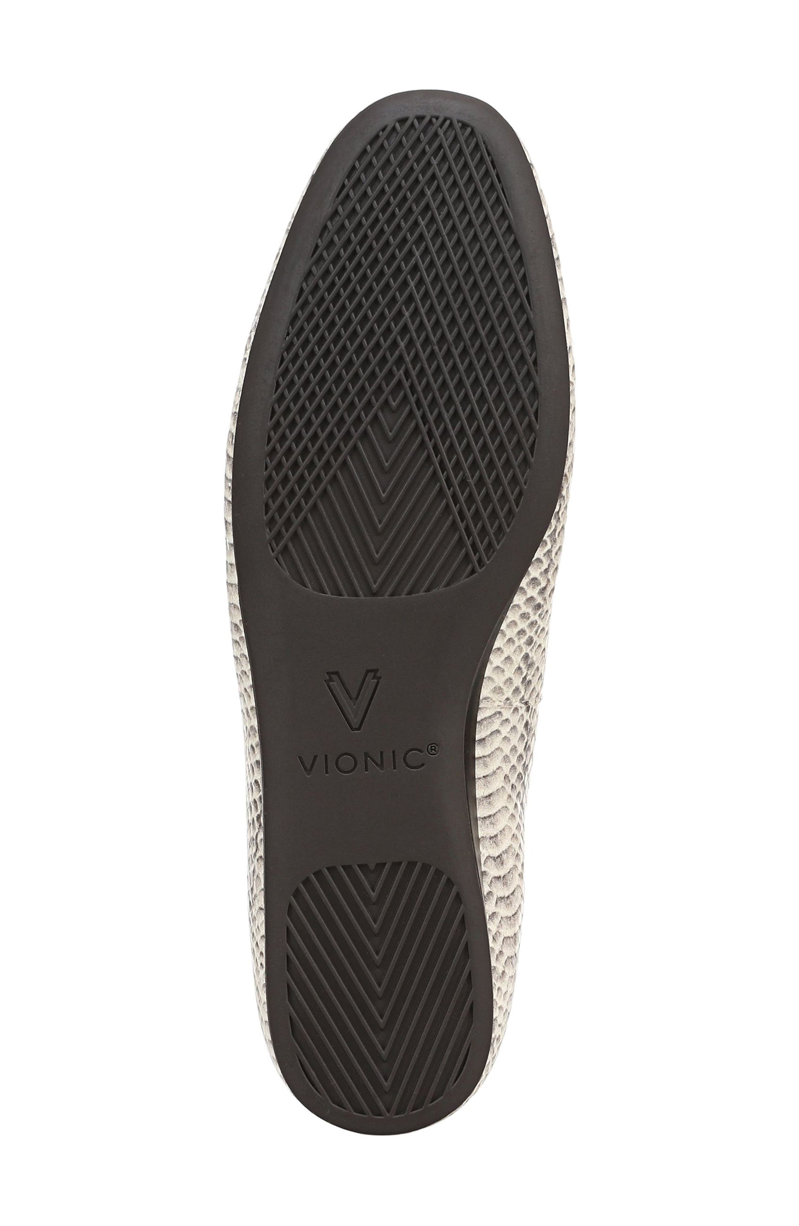 Vionic Larissa Ballet Flat, Alternate, color, Ivory Python Leather