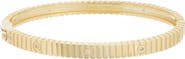 MESHMERISE Diamond Ridged Bangle Bracelet