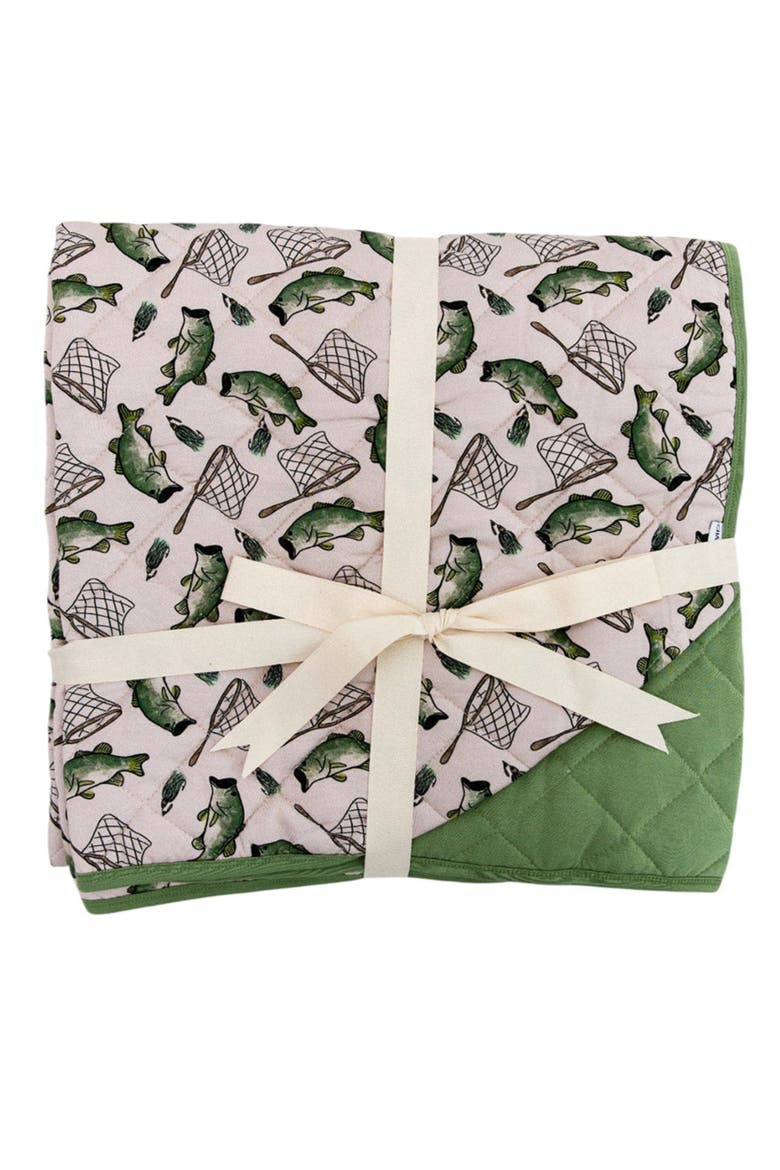 Double Sided Quilt, Main, color, Green