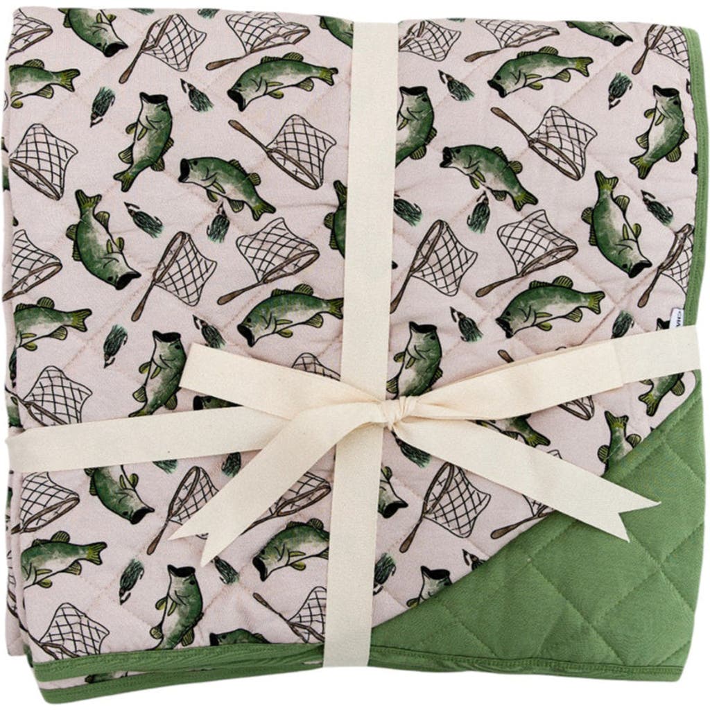 Charlie Lou Baby ® Double Sided Quilt In Green