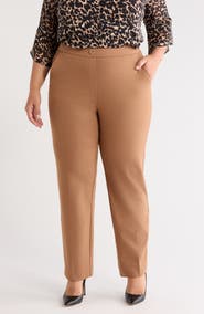 AK ANNE KLEIN Straight Leg Pants