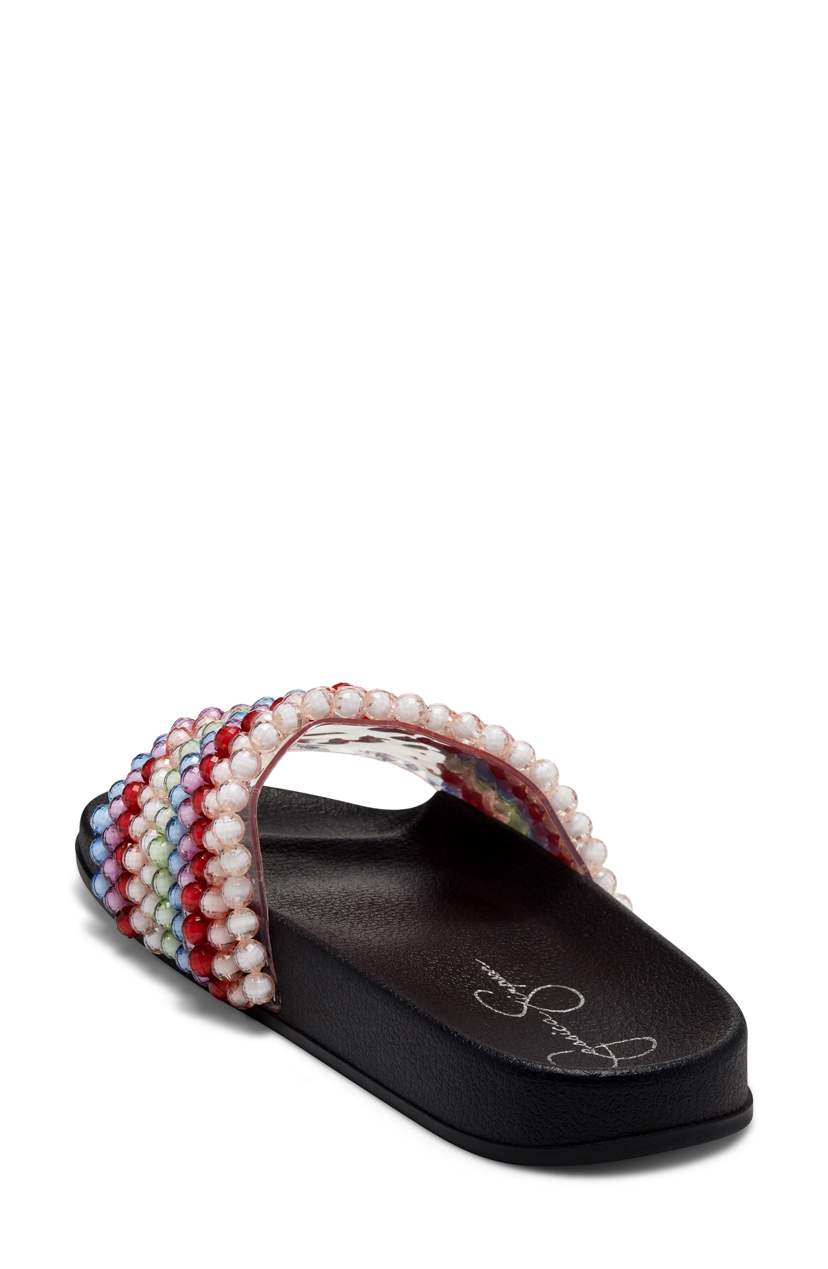 Jessica Simpson Saycie Beaded Slide Sandal, Alternate, color, 