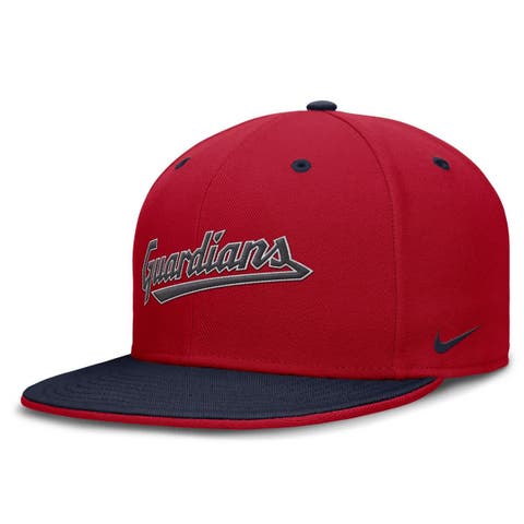 Men's Nike  Red/Navy Cleveland Guardians  True Primetime Two-Tone Performance Fitted Hat