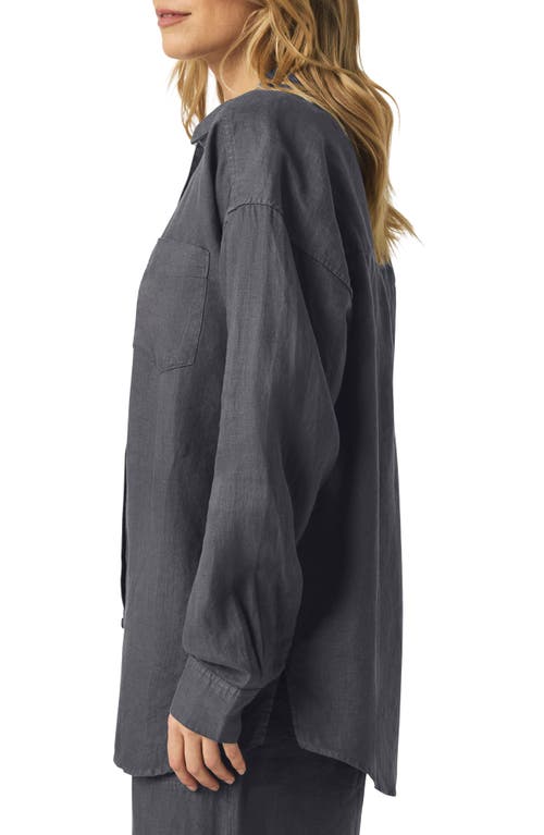 Splendid Bailey Oversize Line Blend Button-up Shirt