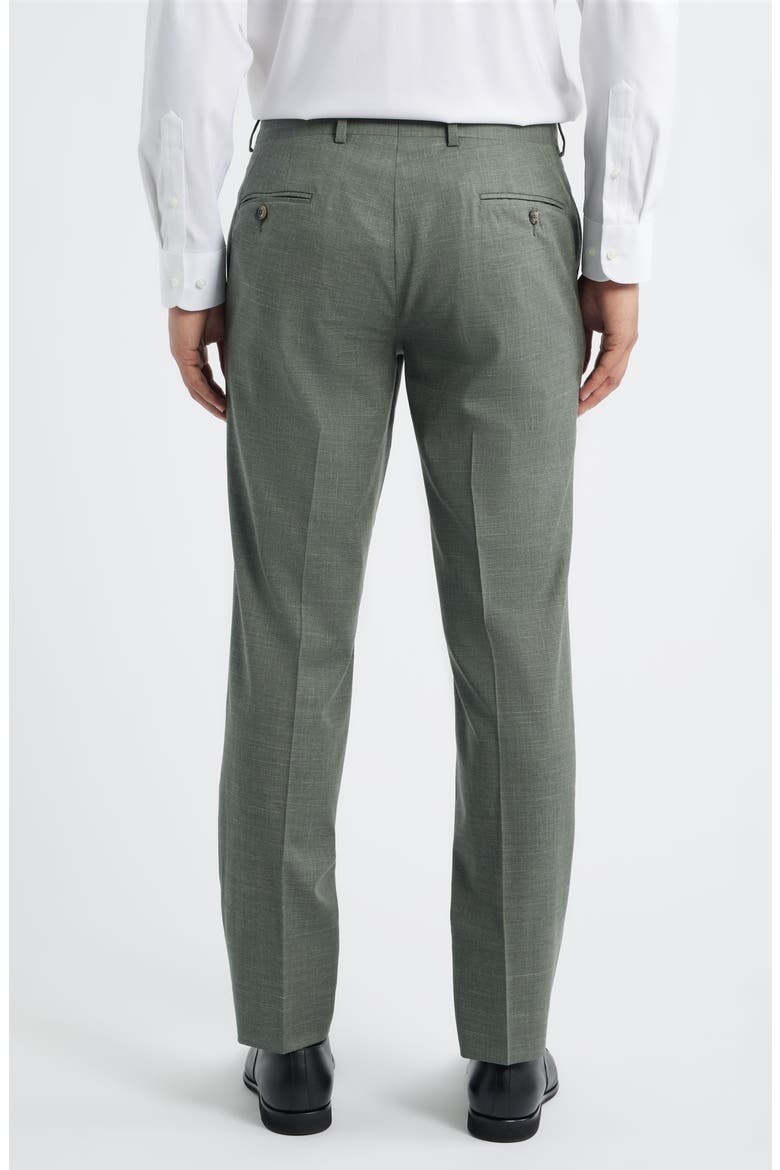 Patrick Stretch Tropical Wool, Silk & Linen Blend Pants, Alternate, color, OLIVE