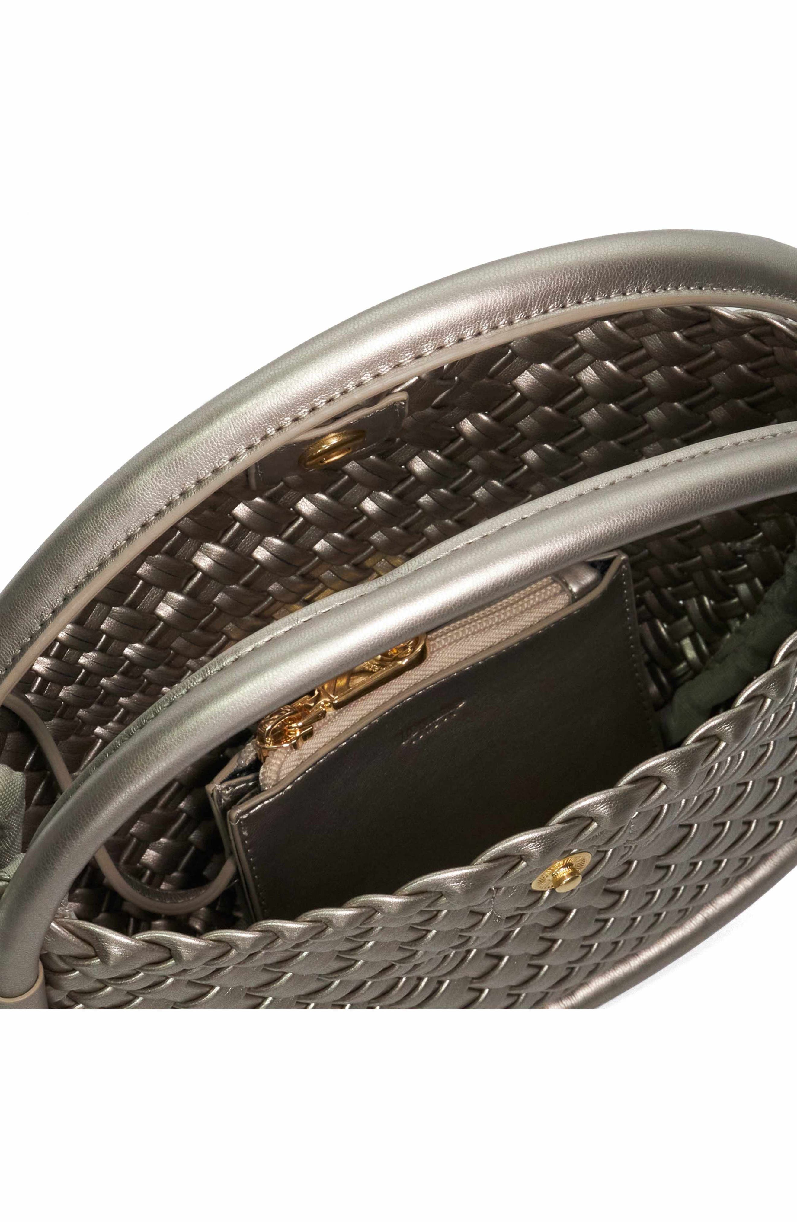 Dinideliberate Top Handle Bag, Alternate, color, SILVER