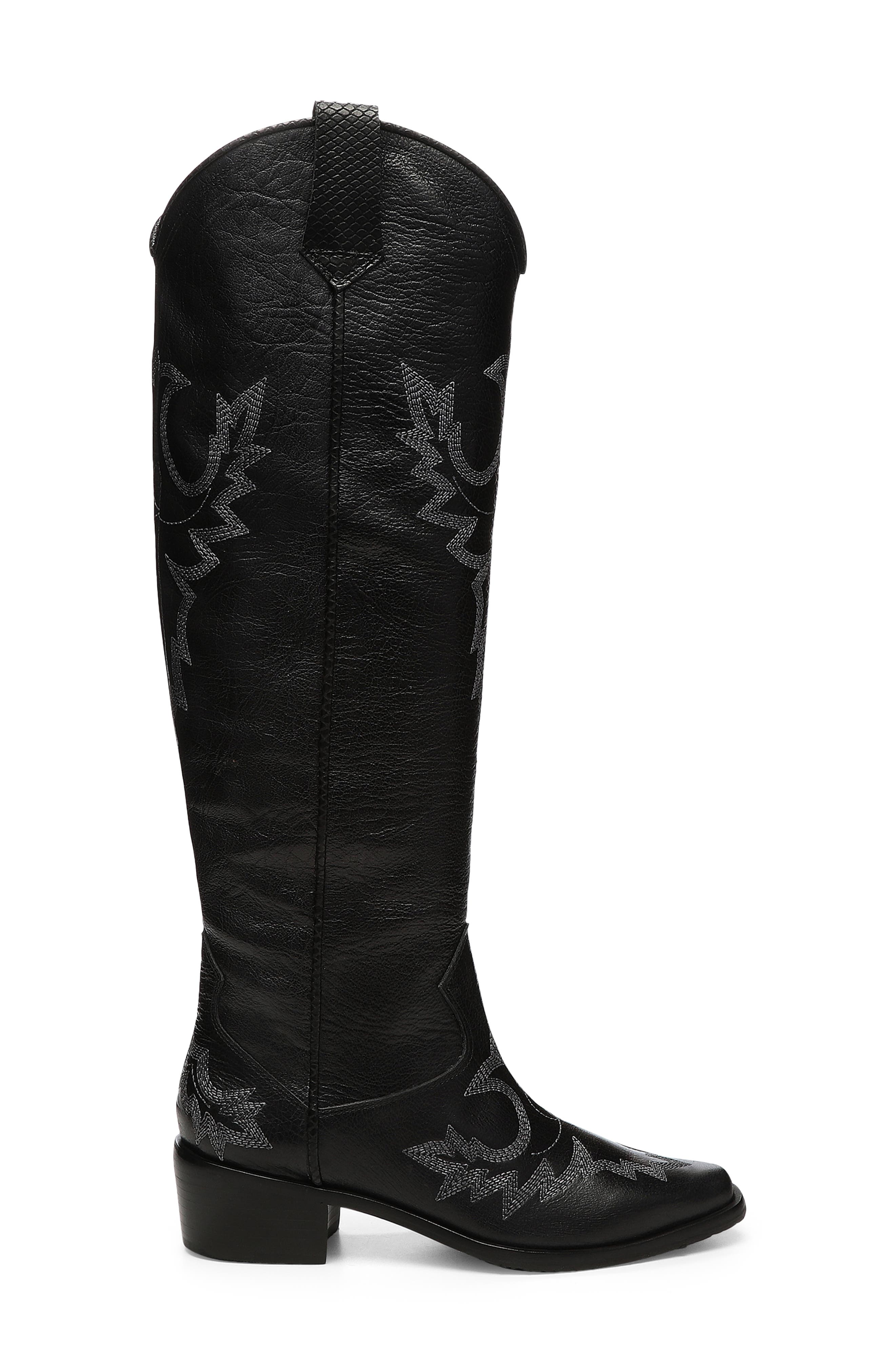 Donald Pliner Marina Over the Knee Western Boot, Alternate, color, 