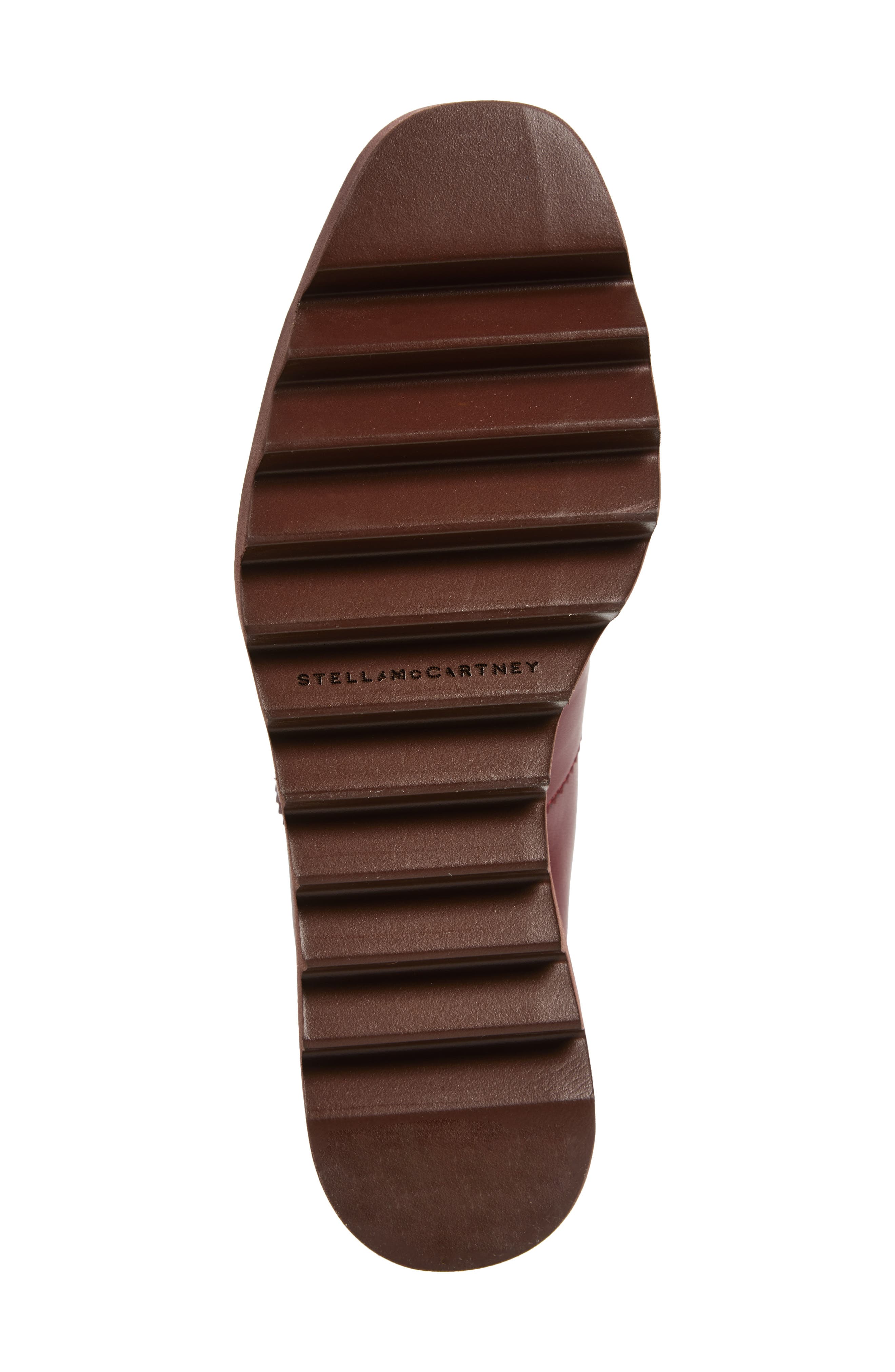 Stella McCartney Sneakelyse Platform Sneaker, Alternate, color, Burgundy