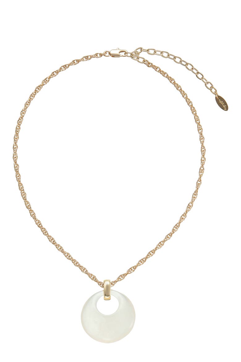 Orbit Resin Necklace, Alternate, color, CLEAR