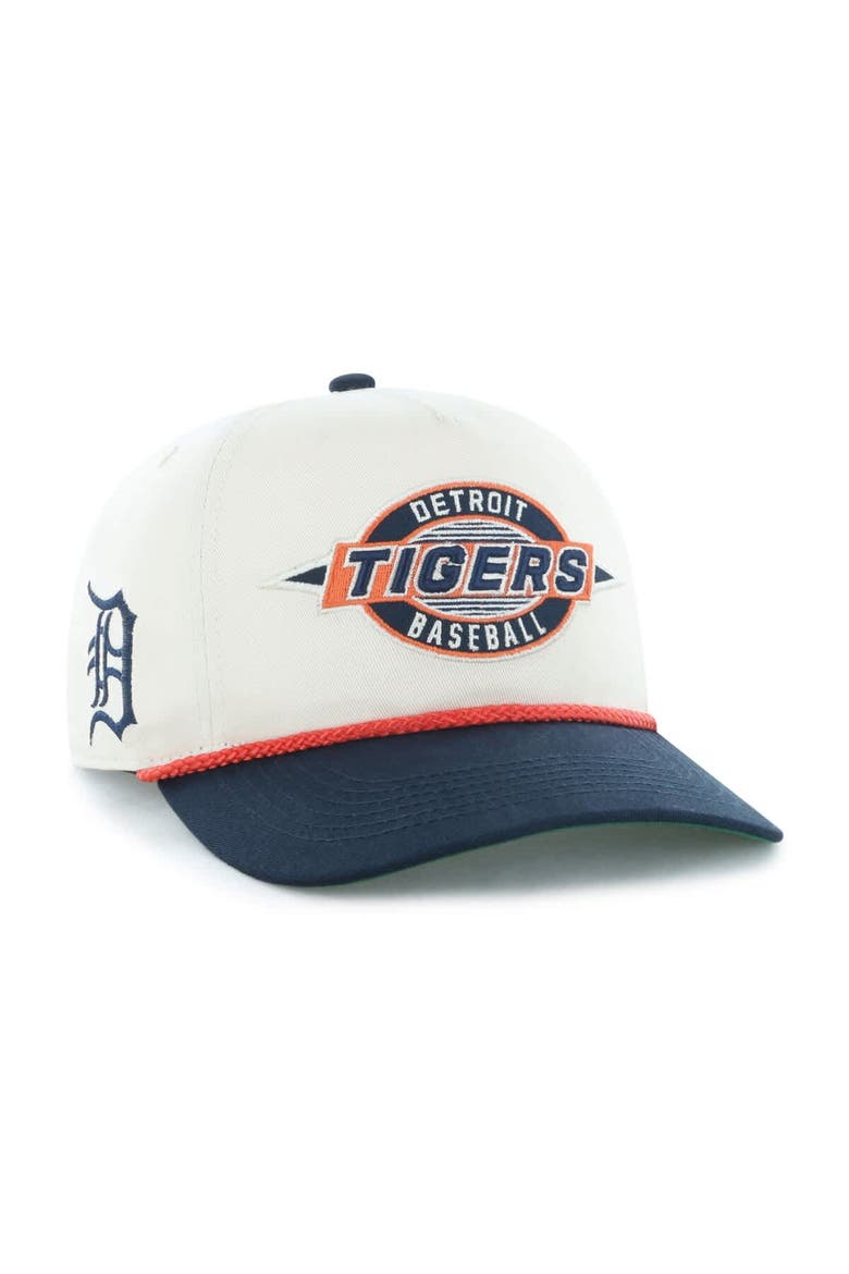 Men's '47  Natural Detroit Tigers Frame Out Hitch Adjustable Hat, Main, color, Natural