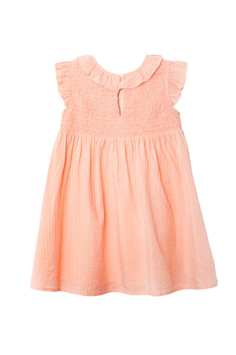 Jane Ruffled Short Sleeve Dress, Alternate, color, Pink
