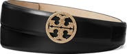 Tory Burch Miller Pavé Logo Leather Belt