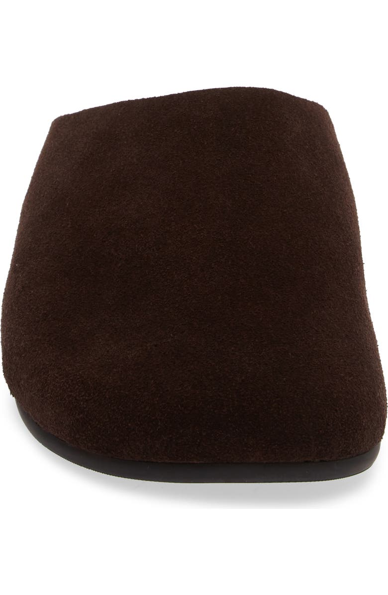 Jeffrey Campbell Content Suede Clog, Alternate, color, Coffee Suede