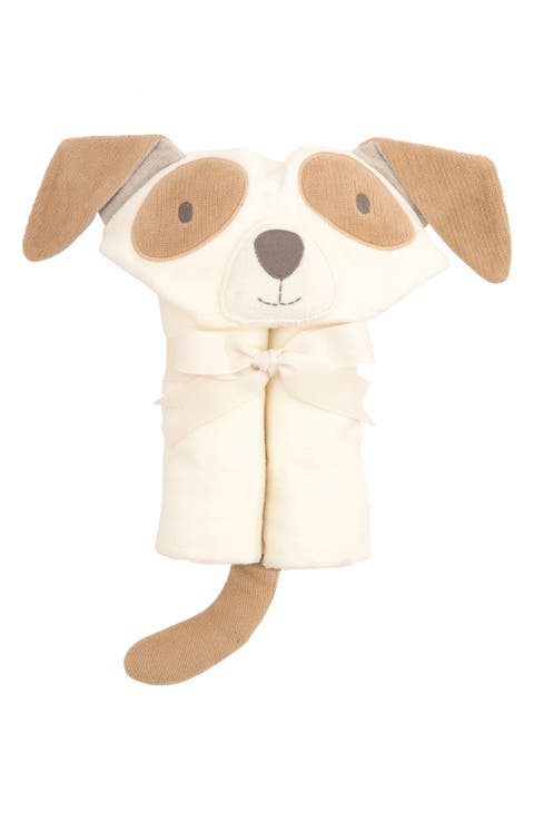 Terry Velour Hooded Puppy Towel